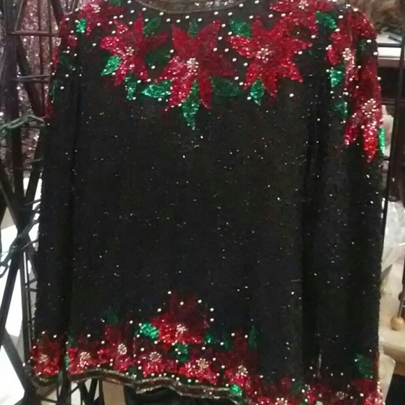 Ladies sequin jacket size large - Picture 2 of 3