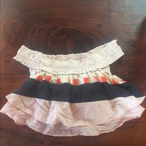 Apiece Apart Ruffle Cropped Top