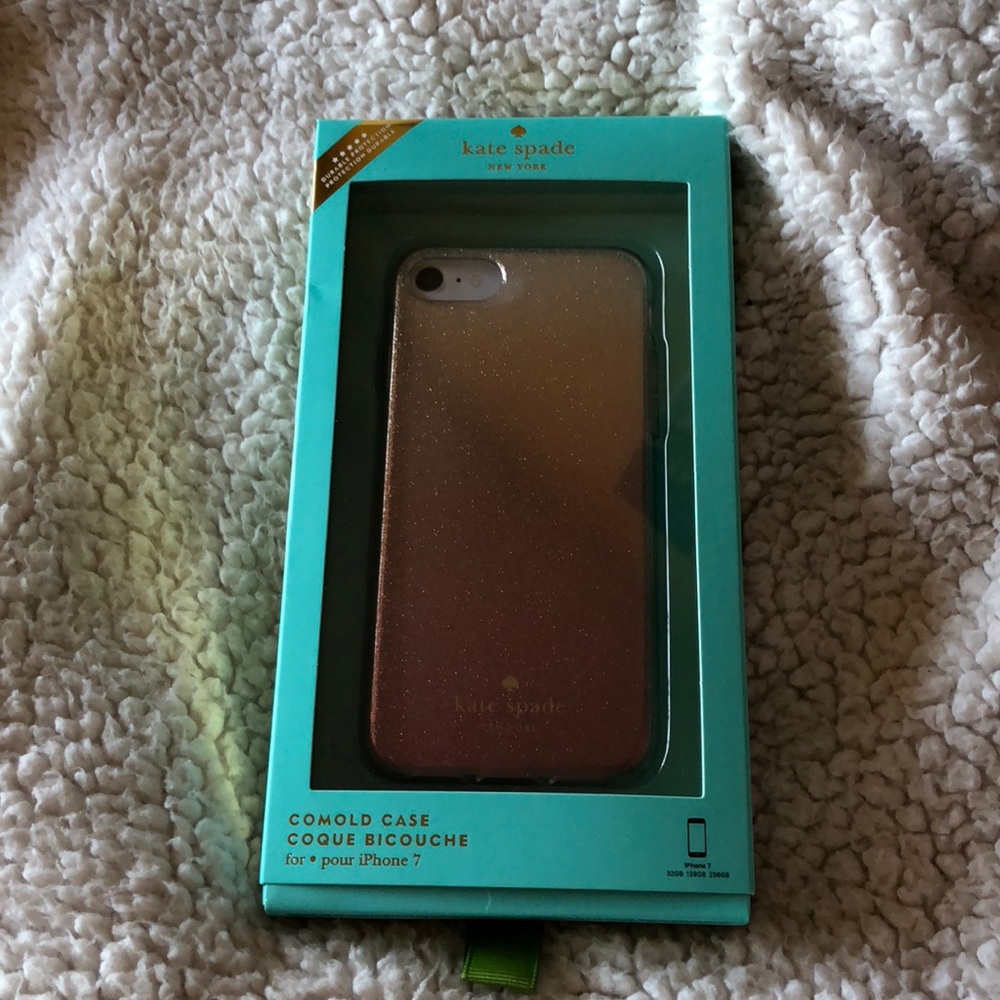 Kate Spade New York ombre glitter case