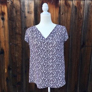 Cheetah Print Blouse