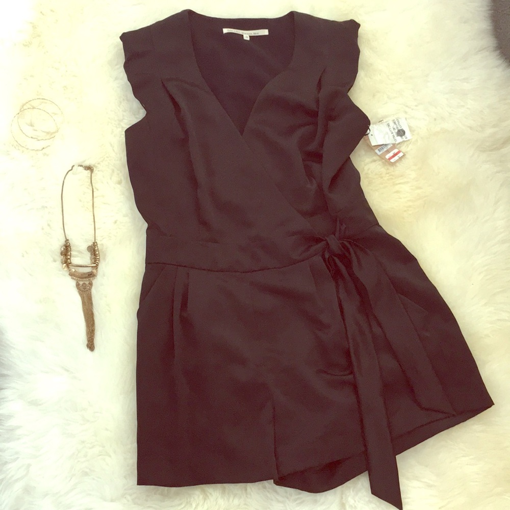 Rachel Roy Romper all Black NWT