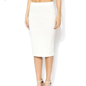NWT Banana Republic White Pencil Skirt