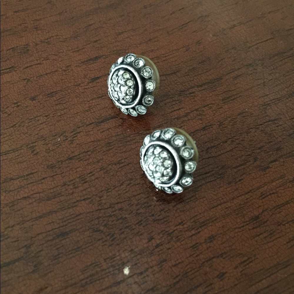 RJ Graziano rhinestone post earrings
