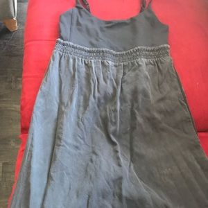 Lululemon bliss tank dress black/grey size 6