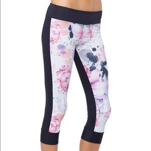 Jala Yoga SUP Capri Legging Asian Garden Size M