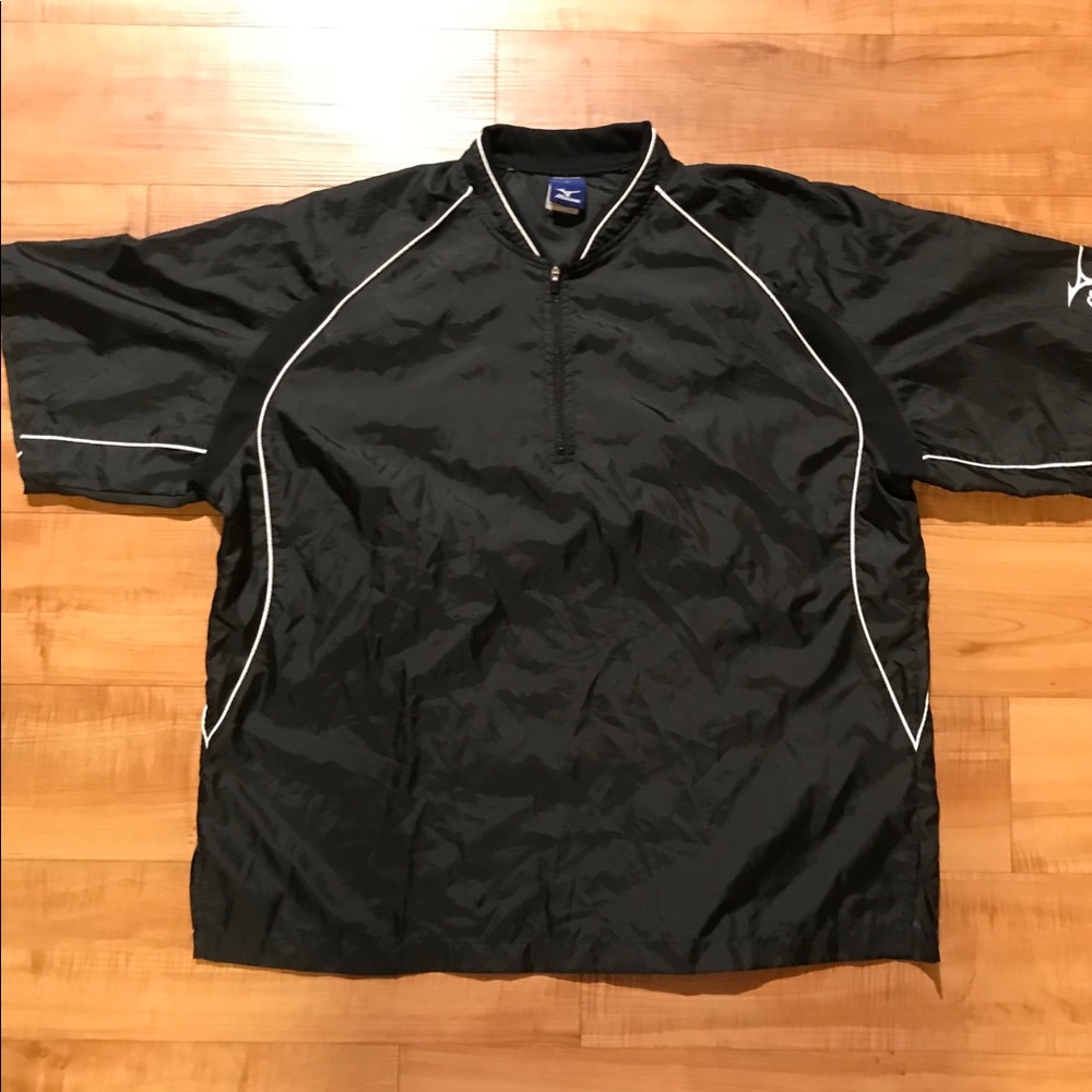 MIZUNO Pullover Short Sleeved Wind Breaker Jacket