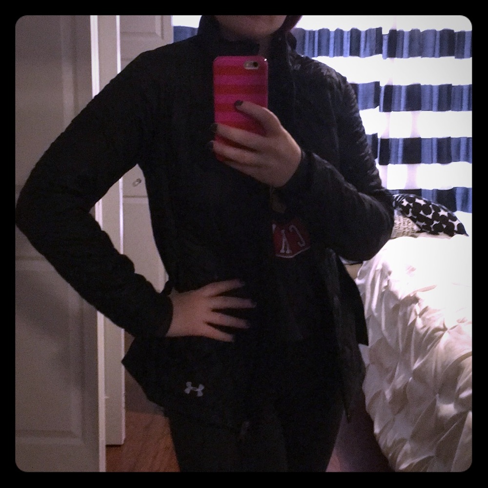 Under Armour black packable UA Storm jacket