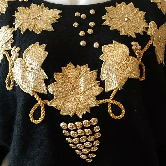 Silk Angora 80s Dolman Sleeve Sweater S - EUC - Picture 4 of 6