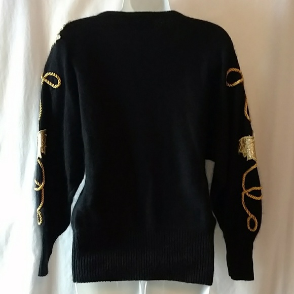 Silk Angora 80s Dolman Sleeve Sweater S - EUC - Picture 5 of 6