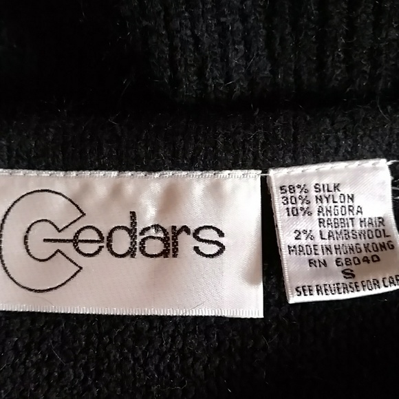 Silk Angora 80s Dolman Sleeve Sweater S - EUC - Picture 6 of 6