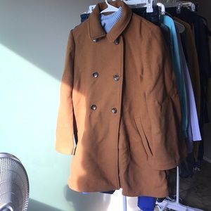 Zara wool blend cape coat