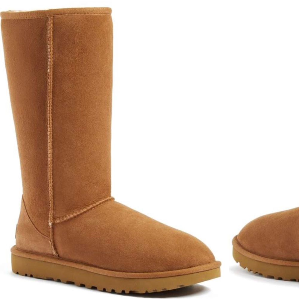 Tall ugg boots chestnut suede
