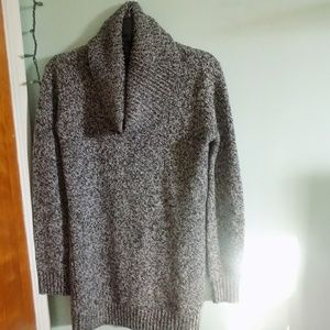 Gray Forever21 Scoop Neck Turtleneck