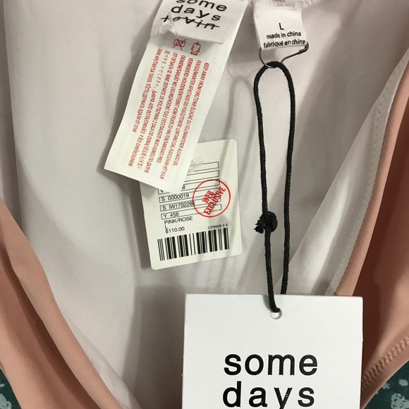 Somedays Lovin pink 1 shoulder bikini bathing suit - Picture 7 of 8