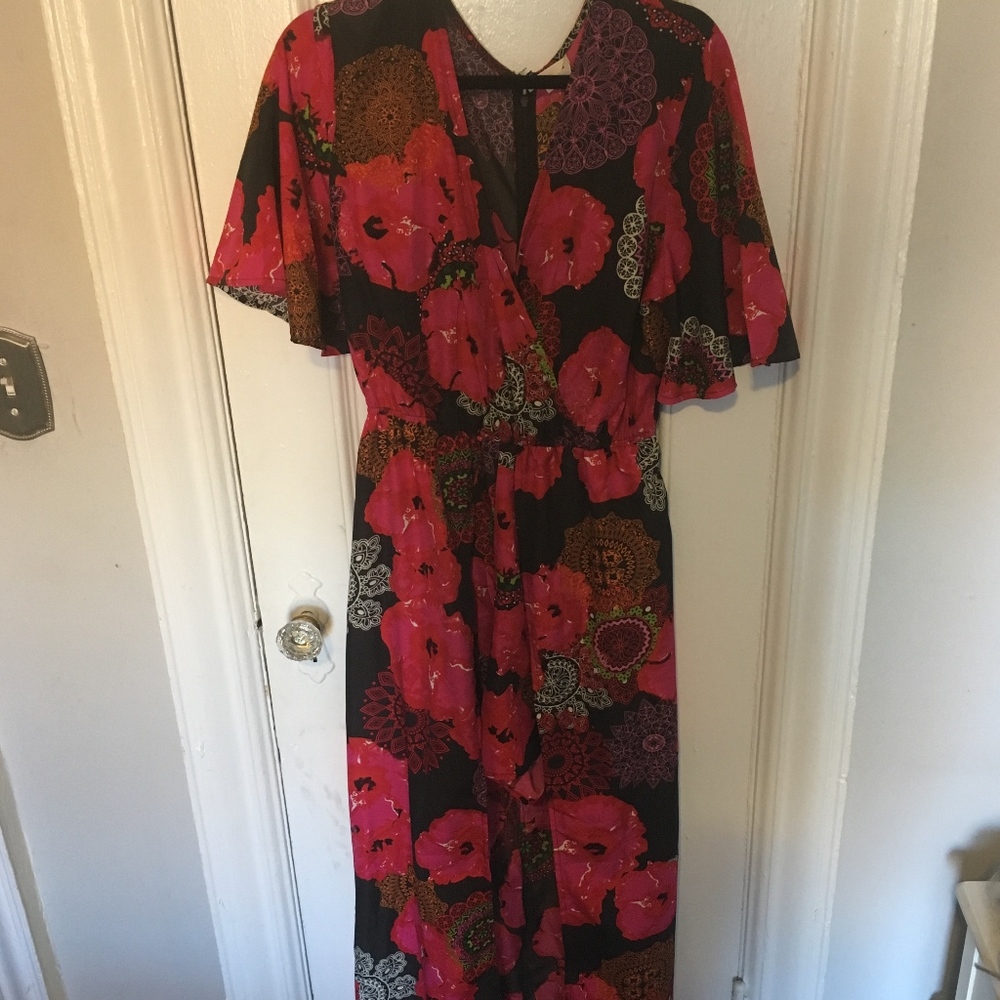 floral dress / romper
