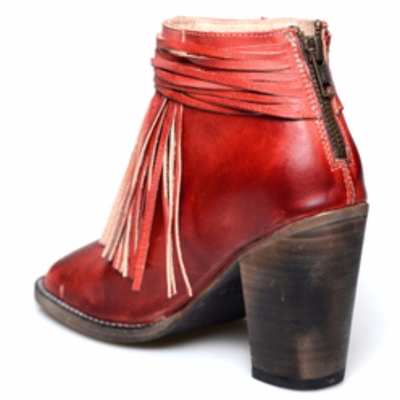 NEW Bed Stu Olivia Heeled Sandal, Red Ferrari - Picture 2 of 3