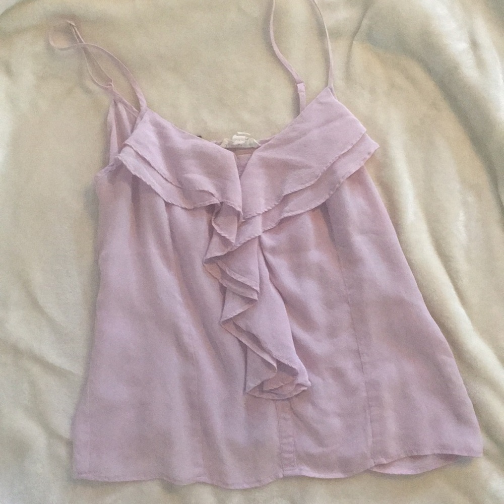 Silence and noise silk tank