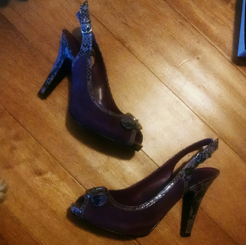 Sling back heels