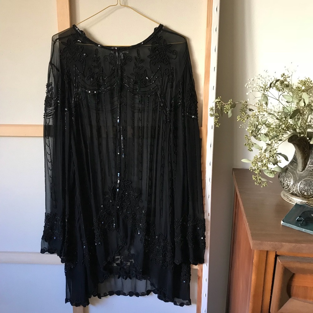 Beautiful beaded sheer cardigan