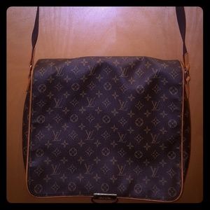 Louis Vuitton Laptop Shoulder Messenger Bag SP1011
