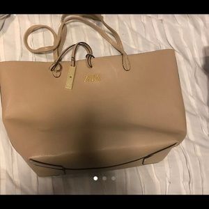 Zeta leather tote