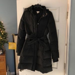 J.Crew Belted Puffer Coat