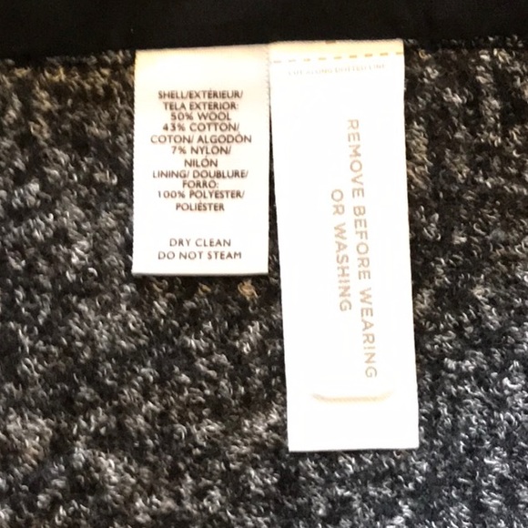 Ann Taylor Loft gray tweed jacket NWT size 6 - Picture 4 of 4