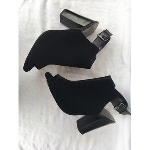 Margaret Peep Tow Slingback Bootie