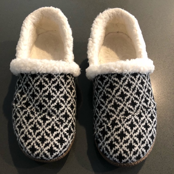 toms fair isle slippers