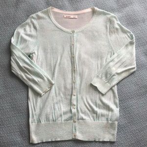 Old Navy | Mint & White Dot Cardigan