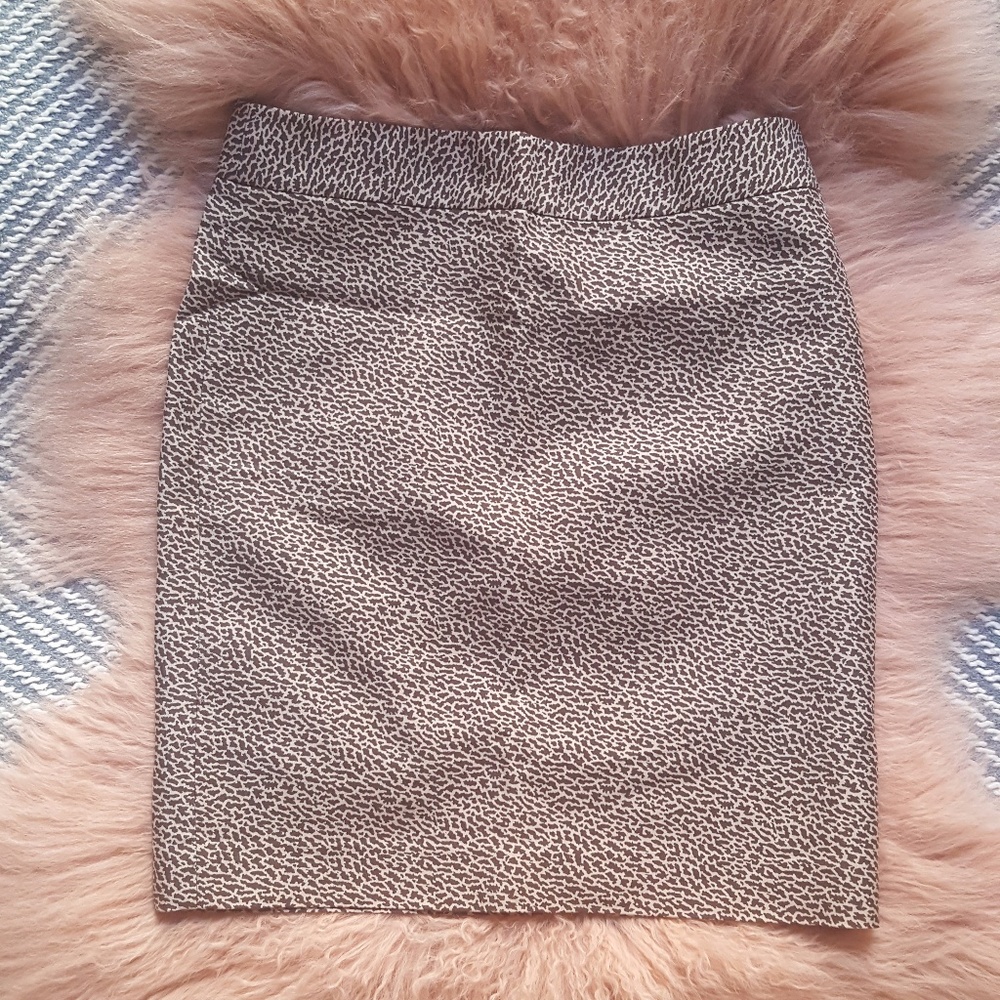 LOFT Cheetah Print Skirt