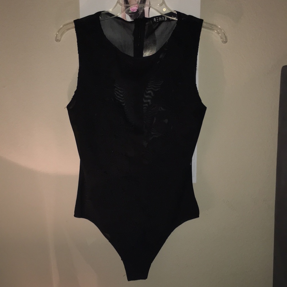 Mesh Flower Bodysuit
