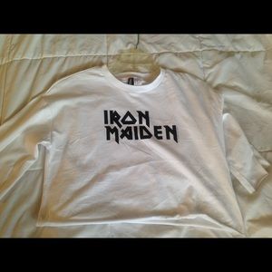 H&M Iron Maiden band tee