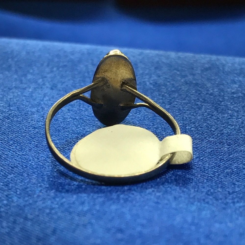 Sterling Silver Antique Abalone Shell - image 4