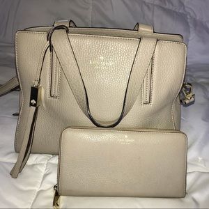 Authentic Kate Spade purse and matching wallet