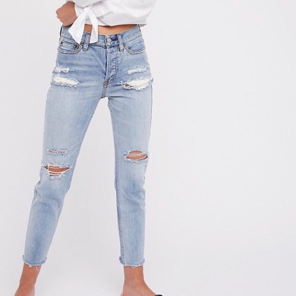Free People Ella's Blue Jeans size 25