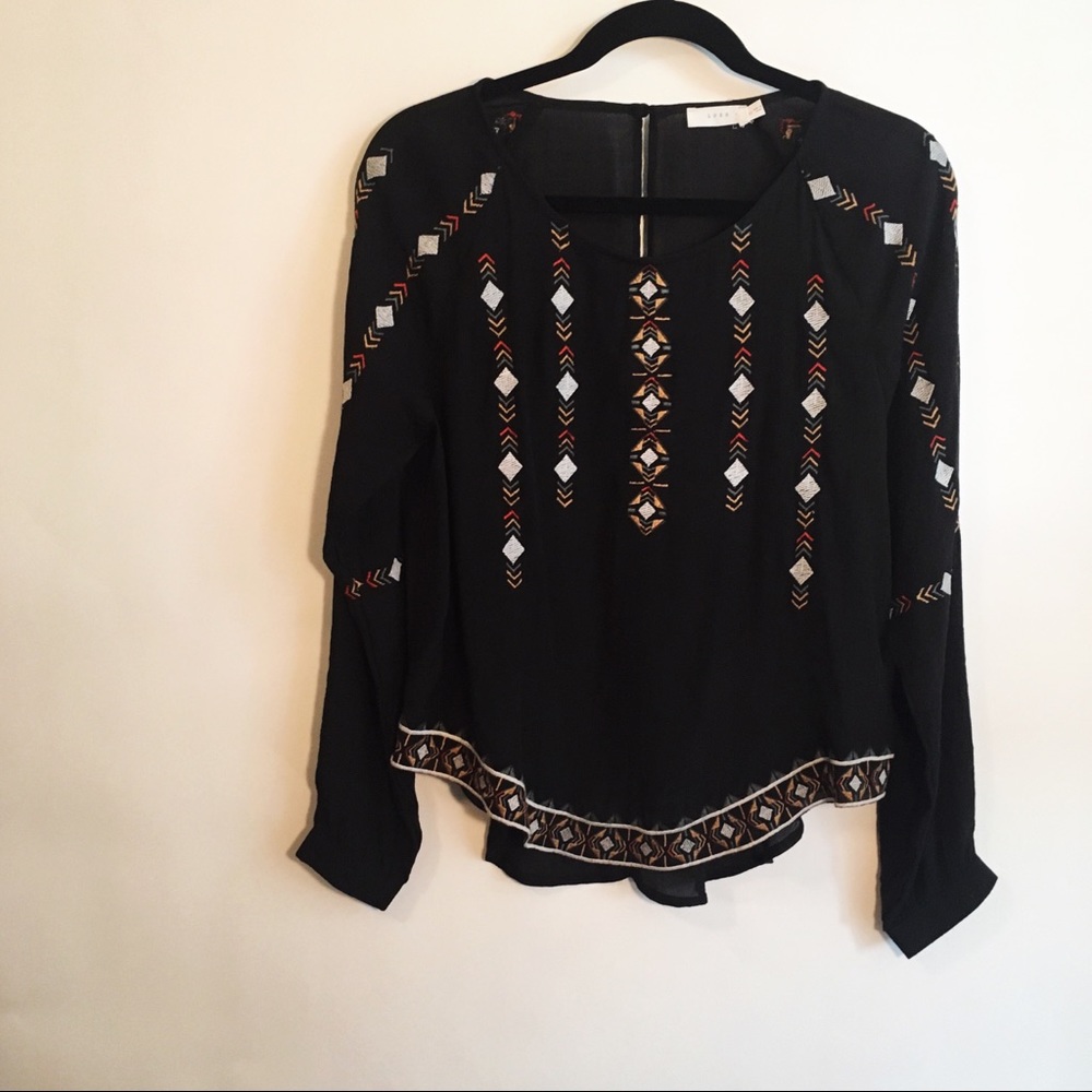 Long sleeve blouse