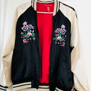 Embroidered Bomber Jacket