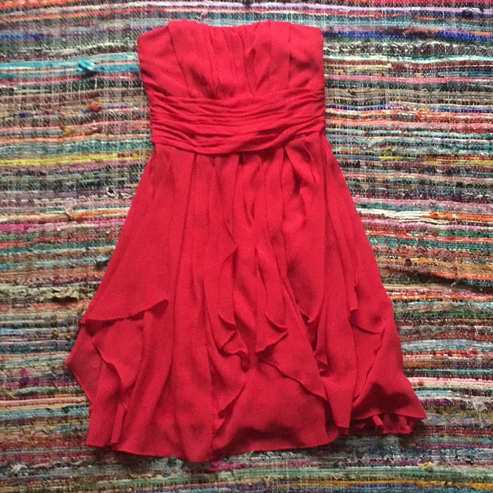 Red Bridesmaid Dress