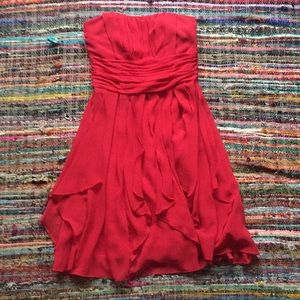 Red Bridesmaid Dress