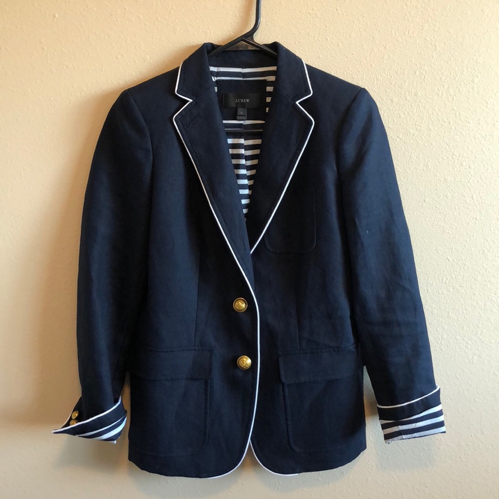 J.Crew Linen Rhodes Blazer