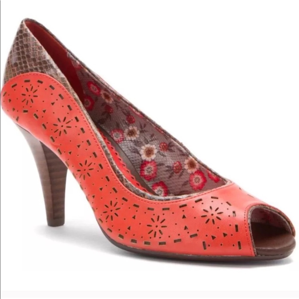 Red pair of heels
