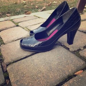 A2 by Aerosoles Black High Heels -Big Ben sz 8 1/2