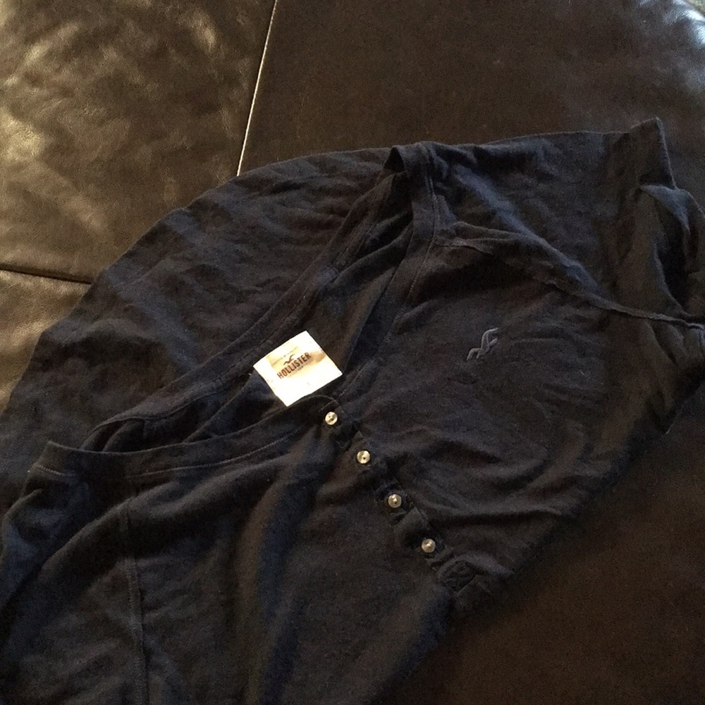 Short sleeve mid button shirt