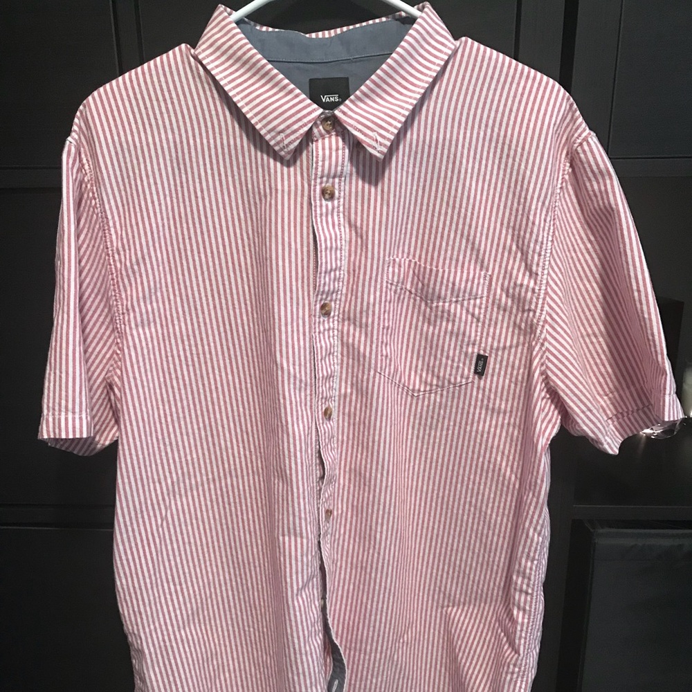 Men’s Vans LRG short sleeve button up