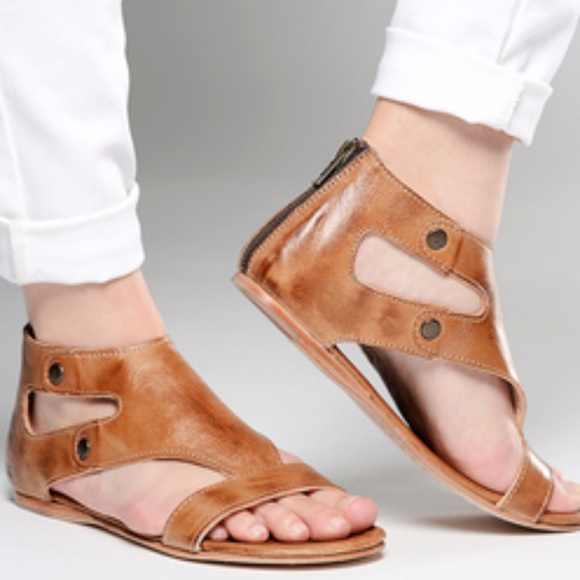 NEW Bed Stu Women's Soto Flat Sandal, Tan Rustic - Picture 4 of 4