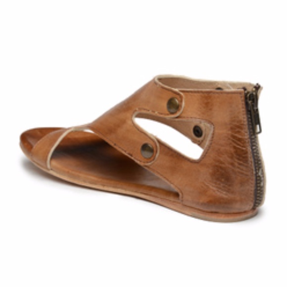 NEW Bed Stu Women's Soto Flat Sandal, Tan Rustic - Picture 2 of 4