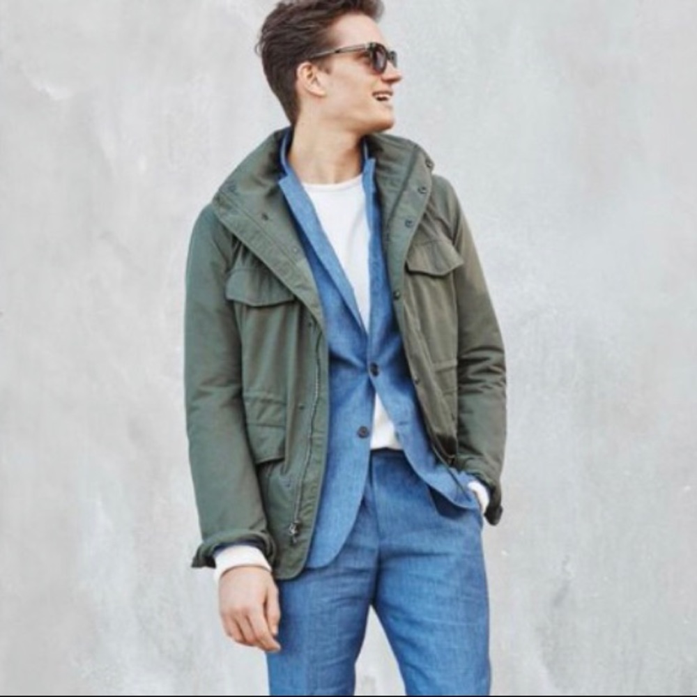 Banana Republic Four Pocket Military Jacket