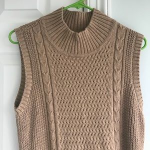 NWT Turtleneck Sleeveless Sweater Dress