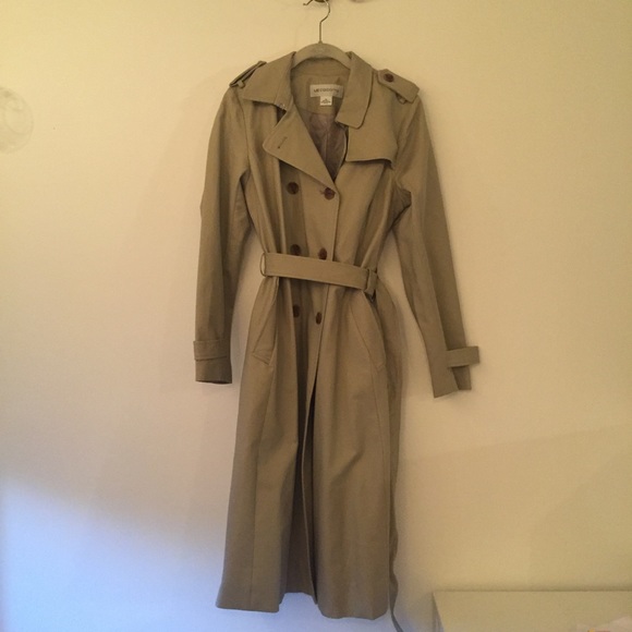 Liz Claiborne Jackets & Blazers - Vintage Liz Claiborne Trench Coat Never Worn MINT